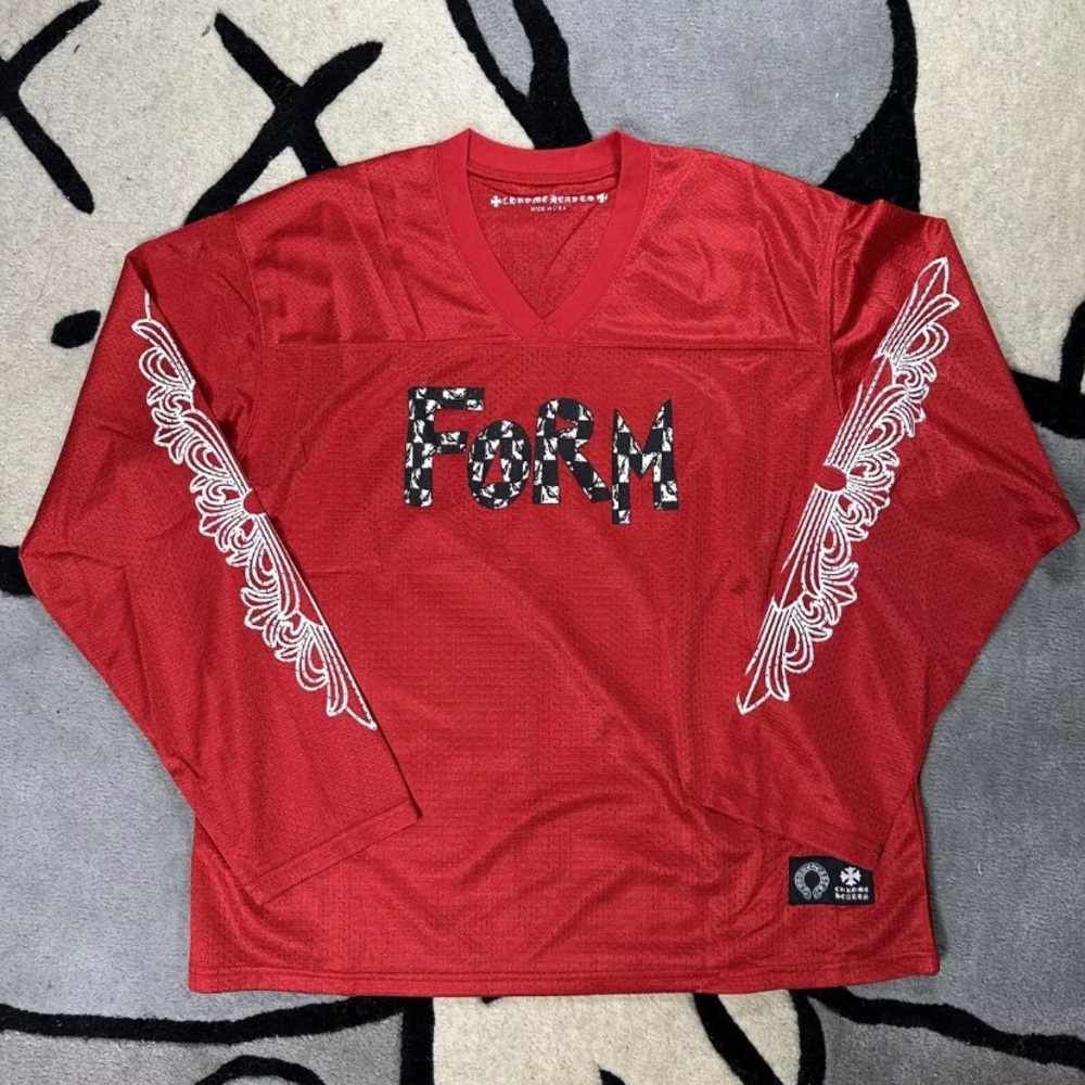 COPY - Chrome Hearts Mesh Red Form Jersey Set (Size M)